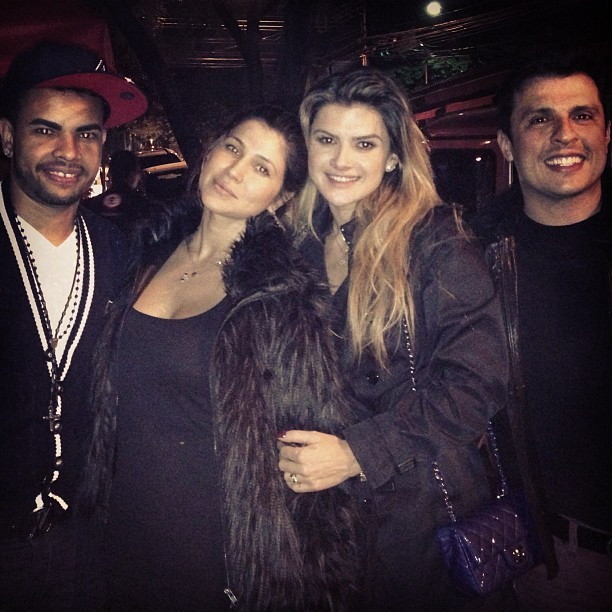 Dentinho, Dani Souza, Mirella Santos e Ceará (Foto: Instagram/ Reprodução)