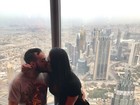 Gracyanne Barbosa e Belo visitam prédio mais alto do mundo em Dubai