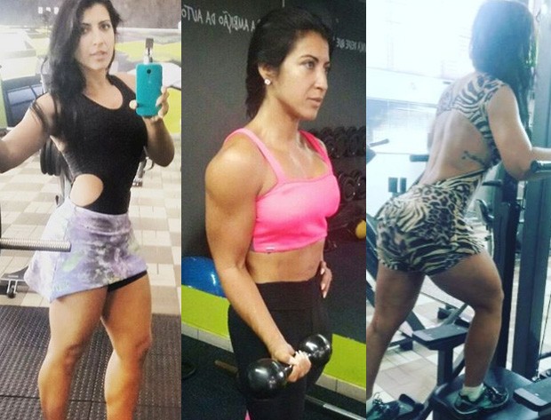 Priscila Pires nos treinos (Foto: Instagram/Reprodução)