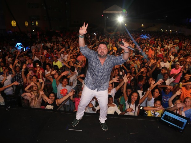 Daniel Vieira em show em Salvador, na Bahia (Foto: Fred Pontes/ Divulgação)