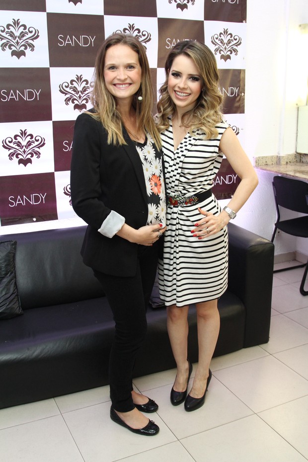 Fernanda Rodrigues e Sandy (Foto: Anderson Borde/Agnews)