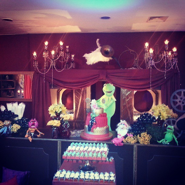 Detalhe da decoração da festa das filha de Rodrigo Faro (Foto: Reprodução/Instagram)