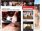 Lindsay Lohan faz nova tatuagem: 'Viver sem arrependimentos'.