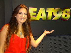 Kamilla, participante do BBB13, esteve na rádio BEAT98 (Foto: Divulgação /  BEAT98)
