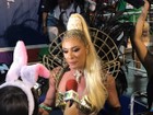 Juju Salimeni ousa em fantasia de Madonna para desfile da Tijuca