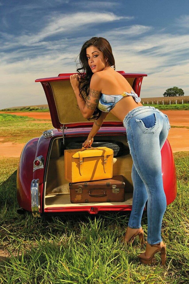 Aline Riscado em fotos para a Biotipo Jeans (Foto: Eurico Freire/Divulgação)