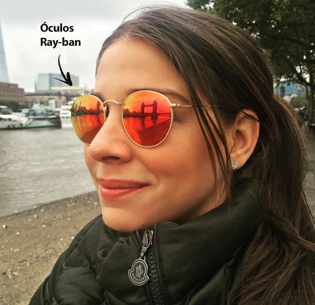 Luma Costa mostra detalhes de seus looks durante viagem em Londres (Foto: Instagram / Reprodução)