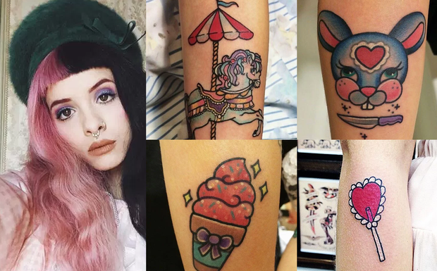 Melanie Martinez e suas tatuagens (Foto: Reprodução)