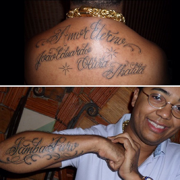Dudu Nobre exibe tatuagens (Foto: Instagram/ Reprodução)