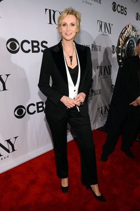 Jane Lynch no Tony Awards, em Nova York, nos Estados Unidos (Foto: Larry Busacca/ Getty Images/ AFP)