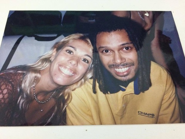 Thiene Silveira e Marcelo Falcão em Salvador (Foto: Arquivo pessoal)