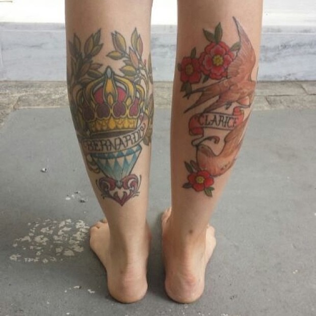 Mel Lisboa com tatuagens (Foto: Reprodução/ Instagram)