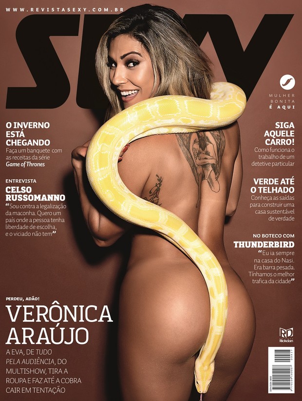 Verônica Araújo para a Sexy do mês de julho (Foto: Marcio Del Nero / Divulgação / Revista Sexy)