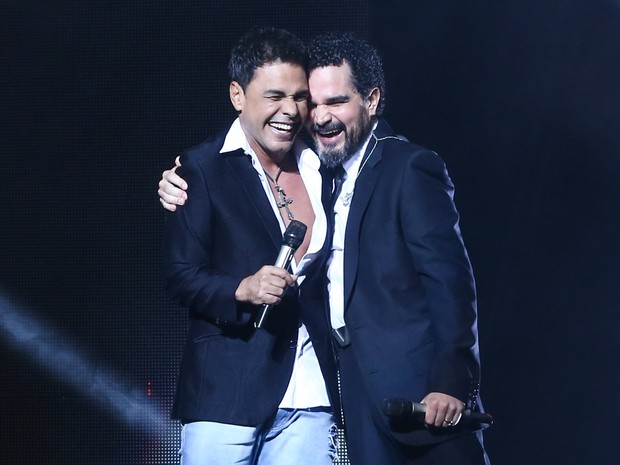 Zezé Di Camargo e Luciano em em show em São Paulo (Foto: Manuela Scarpa/ Brazil News)