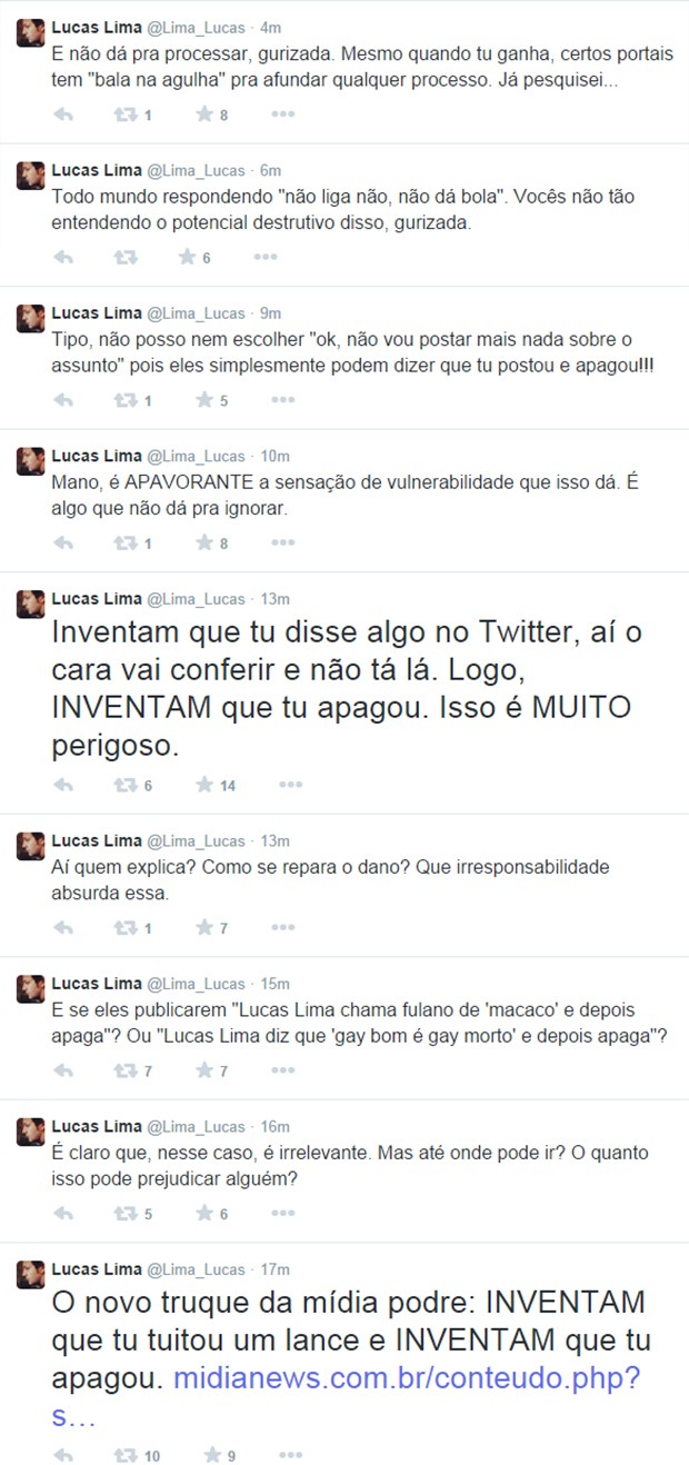 Lucas Lima (Foto: Twitter/Reprodução)