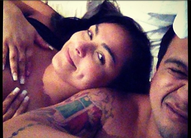 Mulher Melancia e o namorado (Foto: Instagram / Reprodução)