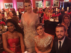 Fernanda Keulla usa look de R$ 300 mil em jantar de gala beneficente 