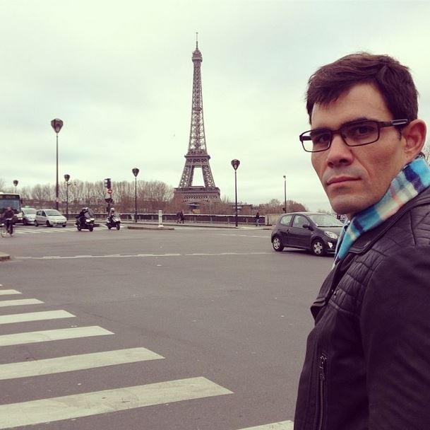 Juliano cazarré em Paris (Foto: Instagram/Reprodução)