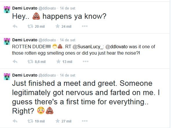Mensagem de Demi Lovato no Twitter (Foto: Reprodução/ Twitter)