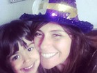 Giovanna Antonelli comemora Halloween vestida de bruxa com filha