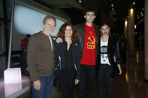 Família Bloch em show de Gilberto Gil (Foto: Roberto Filho / AgNews)