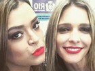 Preta Gil faz biquinho em selfie com Fernanda Lima