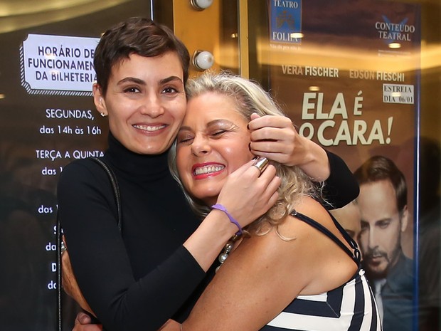 Rafaela Fischer e Vera Fischer em peça em São Paulo (Foto: Manuela Scarpa/ Brazil News)