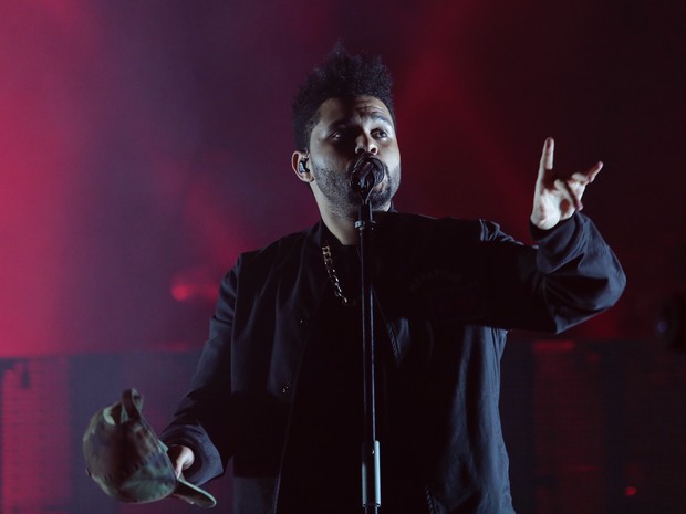 The Weeknd se apresenta no Lollapalooza em São Paulo (Foto: Rafael Cusato/ EGO)
