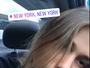 Sasha Meneghel desembarca em Nova York e vai direto para a aula