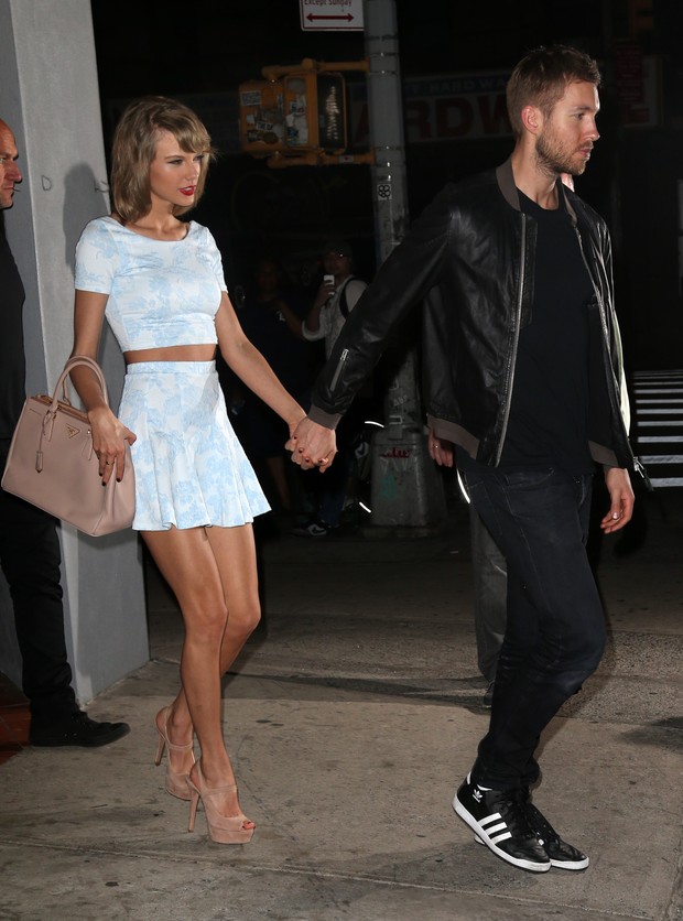 Taylor Swift e Calvin Harris (Foto: Grosby Group)