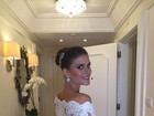 Casamento Eri Johnson: vestido da noiva teve renda de Kate Middleton