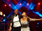 Após casamento, famosos vão à festa de Thiaguinho e Fernanda Souza