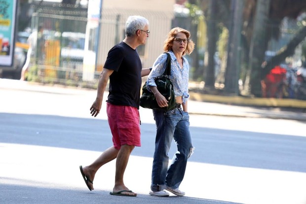 Drica Moraes e o marido (Foto: André Freitas / AgNews)
