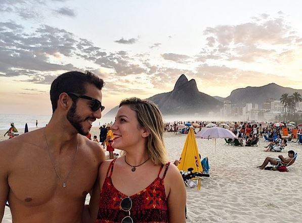 Mateus Lisboa e Maria Claudia, casal do BBB 16, visitam pontos turisticos do Rio de Janeiro (Foto: Reprodução do Instagram)