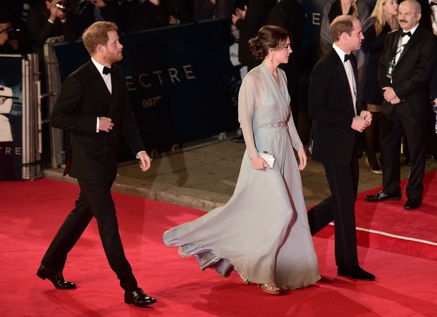 Kate Middleton vai a evento com o Príncipe Harry e William (Foto: AFP)