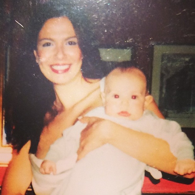 Luciana comemora aniversário do filho com foto antiga (Foto: Reprodução/Instagram)