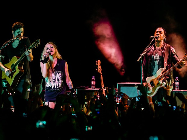 Avril Lavigne se apresenta em São Paulo (Foto: Manuela Scarpa / Foto Rio News)