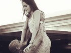 Noiva de Adriano se declara para jogador: 'Obrigada por existir'