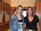 Fernanda Gentil leva a mãe para show de Roberto Carlos no Rio