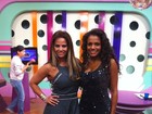 Viviane Araújo e Quitéria Chagas dão entrevista para TV argentina