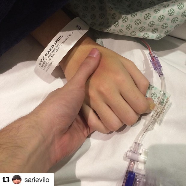 Matheus Oliveira, filho de Eyshila, está internado  (Foto: Reprodução / Instagram)