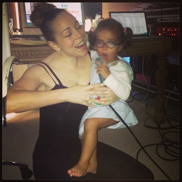 Mariah Carey com a filha, Morocon (Foto: Reprodução Instagram)