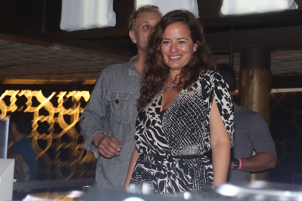 Jade Jagger na festa Isla Priviège, em Angra dos Reis (Foto: Divulgação)