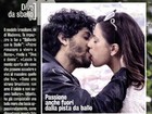 Jesus Luz é flagrado por revista aos beijos com vice miss Itália 2012