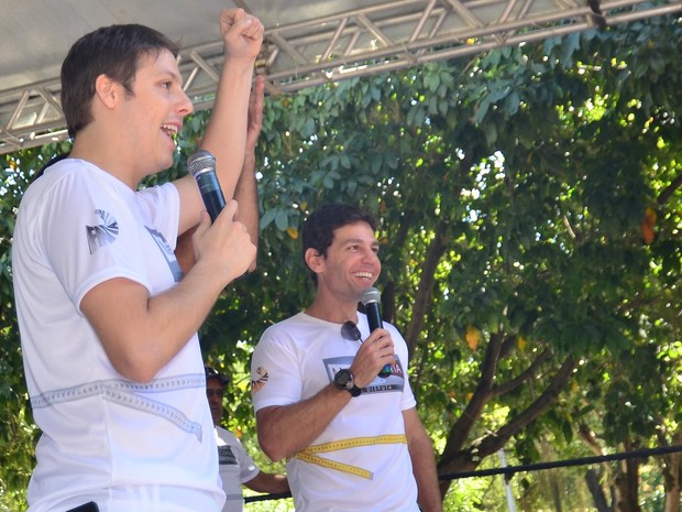 Fábio Porchat e Marcio Atalla (Foto: William Oda / Foto Rio News)