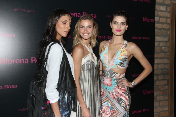 Leat T, Renata Kuerten e Isabeli Fontana (Foto: Amauri Nehn / Photo Rio News )