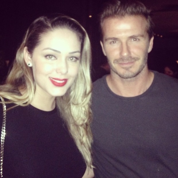 Tânia Mara e David Beckham (Foto: Reprodução do Instagram)