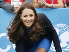 Kate Middleton rouba a cena em campeonato de atletismo
