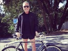 Roberto Justus aproveita domingo em família com bicicletas italianas