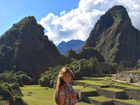 Lívia Andrade comemora aniversário em Machu Picchu, no Peru